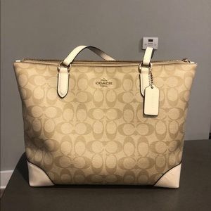 Coach F58292 Signature City Zip Tote